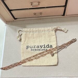 PuraVida Statement Paperclip Chain Necklace